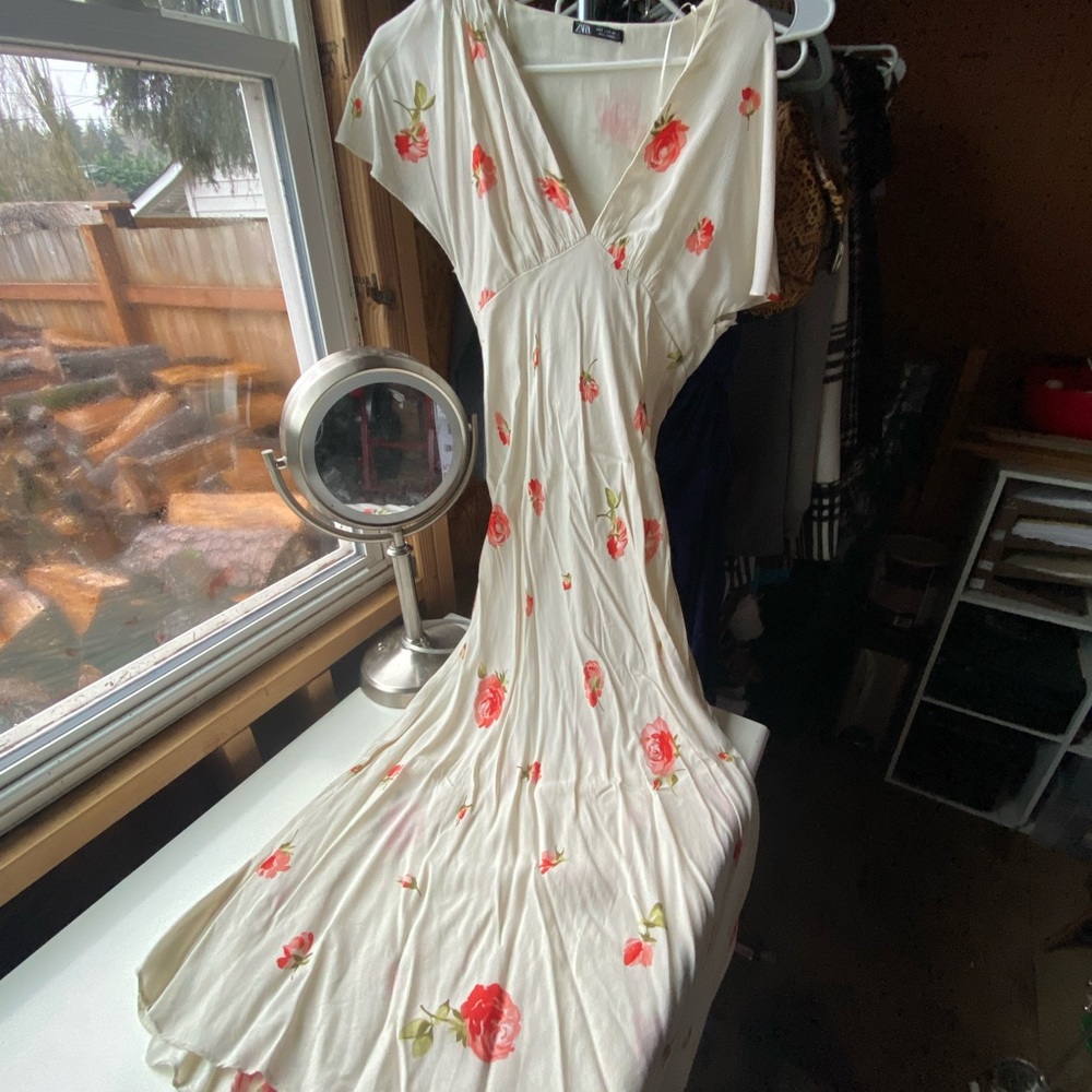 Floral maxi dress